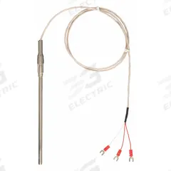 LOVE Surface Temperature Probe: -328°F to 1,202°F /-200°C to 650°C, ±0.3°C/0.12 ohm @ 0°C (MPN RTD-686). Key specifications — Cable Length: 2 ft 10 in; Brand: LOVE; Accuracy: ±0.3 °C/0.12 ohm @ 0 °C.