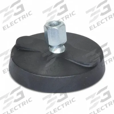 JW WINCO Female-End Leveling Mount: Swivel Boltless, Glass Filled Nylon, M12 Thread Size - Swivel Female Leveling Mounts