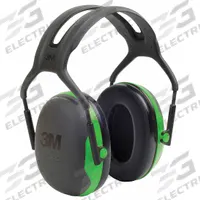 3M PELTOR Earmuffs: Over-the-Head Earmuff, Passive, 22 dB NRR, Dielectric, Electrically Insulated (MPN X1A). Key specifications — attr114012: PELTOR(TM); attr114053: Rigid; attr114052: Yes; attr114031: Yes; attr114015: Plastic; attr114029: Foam; attr114039: ABS; attr114048: X.