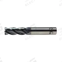 OSG Corner Chamfer End Mill: Carbide, TiAlN Coated, 4 Flute, 1/8" Mill Dia, 1/2" LOC, 0.01" Chf (MPN VG436-1251)