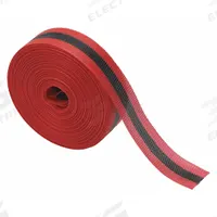 APPROVED VENDOR Barricade Tape: 200 ft Lg, 2 in Wd, No Legend Legend, Polypropylene, Black/Red Color (MPN 15Y447). Key specifications — attr981695: No Legend; attr377522: APPROVED VENDOR.