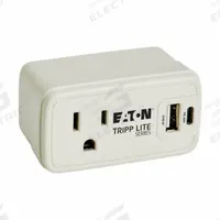 EATON TRIPP LITE Outlet Strip: 1 Outlets, 15 A Current, Not UL Rated for Healthcare, Gray, 5-15P (MPN SK10C32). Key specifications — Brand: EATON TRIPP LITE.