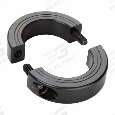 RULAND MANUFACTURING Balanced Shaft Collar: 2-Piece, Inch, Round, Clamp-On, 2 1/16 in Bore Dia - Steel Balanced Shaft Collars