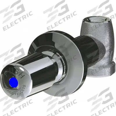 CHICAGO FAUCETS In-Walll Valve: Compatible Product Type Universal, Circle Trim Plate - Replacement Handles for Bathtubs & Showers