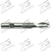 YG-1 Ball End Mill: High Speed Steel, 2 Flute, 3/4" Mill Dia, 1-5/8" LOC, 5-3/8" OAL (MPN 42109)