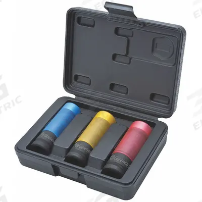 GEARWRENCH Socket Set: 3/8 in Drive Size, 17 mm to 21 mm Socket Size Range, Manganese Phosphate - SAE Impact Socket Sets