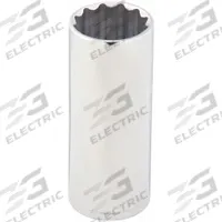 WESTWARD Socket: SAE, 1/2 in Drive Size, 15/16 in Socket Size, 12-Point, Deep, Chrome, Socket (MPN 53YV32). Key specifications — attr1204417: WESTWARD; attr1204392: Chrome.