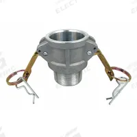 Cam and Groove Coupling: 1 1/4 in Coupling Size, 1 1/4 in Hose Fitting Size, 2 45/64 in Overall Lg (MPN PLE43). Key specifications — Thread Size: 1-1/4 in-11-1/2; Fitting Type: MNPT; Gasket Material: Nitrile; Brand: APPROVED VENDOR.