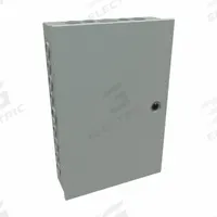 HAMMOND Junction Box: Steel, 18 in x 12 in x 4 in, NEMA 1, Solid Cover, Hinged, Included, Painted (MPN CHKO18124). Key specifications — Brand: HAMMOND; Closure Method: 1/4-Turn Latch; Knockouts: Included.