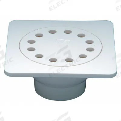 ZURN Floor Drain: 6 in Overall Dia, 3 in Nominal Pipe Size, Solvent Weld, Plastic - Plastic Floor Drains for Unfinished Floors
