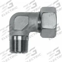 BRENNAN INDUSTRIES Compression Elbow: 15 mm OD x 8 mm OD x 1/2 in Pipe size, Compression x MBSPT (MPN D7501-L15-08-SS). Key specifications — Series: D7501; Brand: BRENNAN INDUSTRIES.