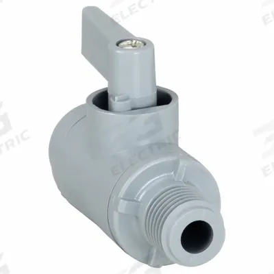 APPROVED VENDOR Manual Two-Way Ball Valve: 1/4 in, PVC, Straight, MNPT x FNPT - PVC Ball Valves