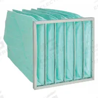 GRAINGER Pocket Air Filter: 20 in x 20 in x 22 in, MERV 11, Green, Synthetic, 6 Pockets (MPN 2JVL1). Key specifications — Display Sell UOM: EA; Brand: GRAINGER; Media Material: Synthetic; Performance Rating: MERV 11.