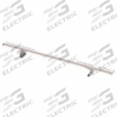 WEATHER GUARD Van Roof Rack: Aluminum, 19 in Overall Ht, 4 in Overall Lg, 5 3/4 in Overall Wd, White (MPN 2060-3-01). Key specifications — Material: Aluminum; Finish: Powder-Coated; Brand: WEATHER GUARD; Color: White.