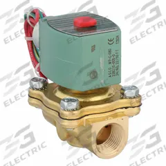 REDHAT Solenoid Valve: 2-Way, Normally Closed, 1/2 in Pipe Size, 24V AC, Watertight, High Flow (MPN 8210G002). Key specifications — Pipe Size: 1/2 in; Voltage: 24V AC; Brand: REDHAT; Coil Enclosure: Watertight.