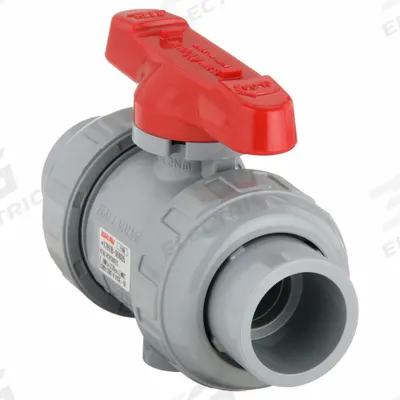 ASAHI Manual Two-Way Ball Valve: 1 in, CPVC, Straight, 150 psi Max. Pressure (CWP) - CPVC Ball Valves