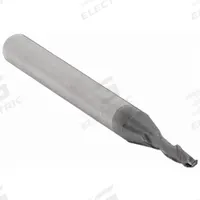APPROVED VENDOR Ball End Mill: Carbide, AlTiN Coated, 2 Flute, 9/64" Mill Dia, 9/16" LOC, 2" OAL (MPN 221-001027)