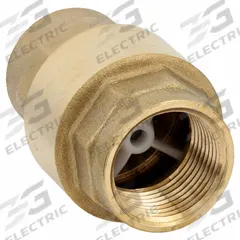 BONOMI VALVE: Swing, Inline Valve Body, 1 in Pipe Size, FNPT x FNPT, Brass, Female, NPT, NPT, Female (MPN 100003-1"). Key specifications — Brand: BONOMI.