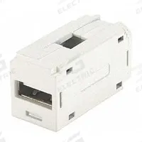 PANDUIT USB Coupler Module: USB 2.0 Connection, 1 Ports, White (MPN CMUSBAAIW). Key specifications — Connector Type: USB 2.0; Color: White; Brand: PANDUIT.