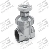 SPEARS Gate Valve: 2 in Size, CPVC, Non-Rising, Socket x Socket, 200 psi CWP, Wheel, Solid Wedge (MPN 2032-020C). Key specifications — Bonnet Material: CPVC; Seat Material: FKM; Wedge Material: CPVC; Brand: SPEARS.