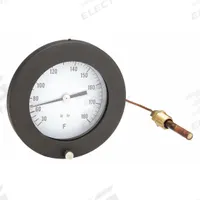 APPROVED VENDOR Analog Panel Mount Thermometer: 30°F to 180°F, ±1°F Scale Division, 4.5 in Dial Dia (MPN 12U645). Key specifications — Brand: APPROVED VENDOR; Accuracy: ±1 °F Scale Division.