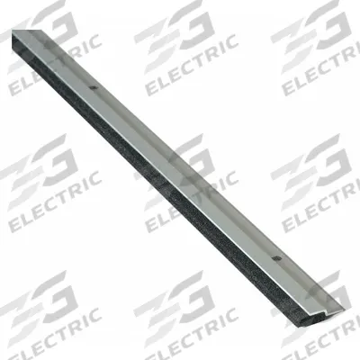 NATIONAL GUARD Door Weatherstripping: Flat Insert, 4 ft Lg, 1 1/8 in Wd - Metal Leaf Weatherstripping