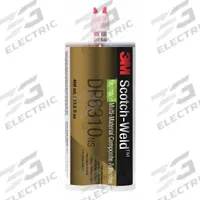 3M Urethane Adhesive: DP6310NS, Ambient Cure, 400 mL, Dual-Cartridge, Green, Thick Liquid. Key specifications — Cured Color: Green; Series: DP6310NS; Mixing Ratio: 1:1; Included Components: Resin and Hardener.