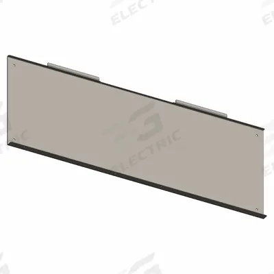 BERNER Wall Mounting Plate: 1/2 in x 38 3/4 in (MPN 40LWD036WMP-WH) - Wall Mounting Plates