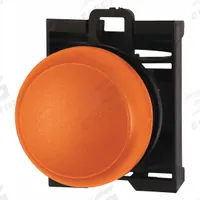 EATON Pilot Light Head: 22 mm Panel Mounting Hole Dia, Orange, Smooth, LED, M22 Series (MPN M22-L-A). Key specifications — Brand: EATON; Compatible Lamp Module Type: LED Module; Compatible with Series: M22.