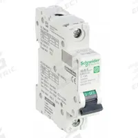 SCHNEIDER IEC Supplementary Protector: 13 A Amps, 250V DC, 5kA at 250V DC, Screw Clamp, C60H-DC, C (MPN M9U21113). Key specifications — Brand: SCHNEIDER; Terminal Connection: Screw Clamp; DC Voltage Rating: 250V DC; Max. AIR Rating: 5kA at 250V DC; Series: C60H-DC; AC Voltage Rating: Not Rated; Curve Type: C.