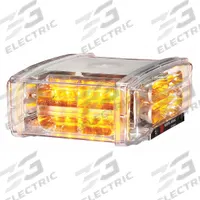 FEDERAL SIGNAL Mini Light Bar: LED, SAE J845 Class 1, Mini Light Bar, Permanent, Aluminum, Pigtail (MPN NVG10-4AF). Key specifications — Electrical Connection: Pigtail; Series: HighLighter; Brand: FEDERAL SIGNAL; Mount Type: Screw; Light SAE Class Rating: SAE Class 1.