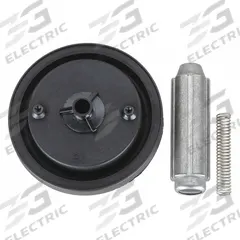 ZURN Solenoid Repair Kit for Sensor Faucets: For AquaSpec Series, Plastic, Black, 3 in Overall Lg (MPN P6900-SRK). Key specifications — Includes: Rubber Diaphragm; Brand: ZURN; Compatible Series: AquaSpec; Material: Plastic; Product Type: Valve Repair Kit.