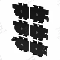 VELOX Machine Guard Cut-Down Panel Kit: Black, Steel, Powder-Coated (MPN XGBC). Key specifications — Brand: VELOX; Compatible Product Type: Stock Panels; Compatible Manufacturer Model Number: X09466; Finish: Powder-Coated; Material: Steel; Compatible Brand and Series: Wireway Husky.