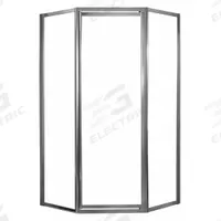 FOREMOST Shower Door: 24 in Max. Door Wd, 16 3/4 in Fixed Panel Wd, 70 in Overall Ht, Framed, Silver (MPN TDNA0470-CL-SV). Key specifications — Brand: FOREMOST.