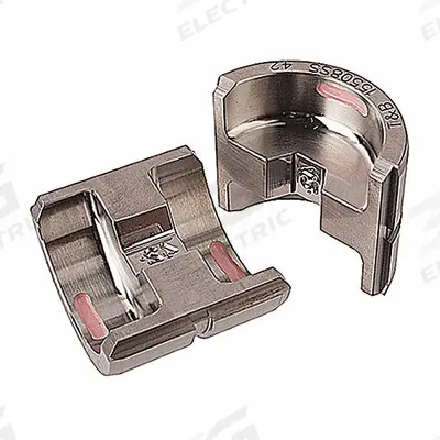 THOMAS & BETTS Upper and Lower Crimping Die: 1/0 AWG Copper/2 AWG Aluminum, 1 Sizes - Thomas & Betts Replacement Crimping Dies