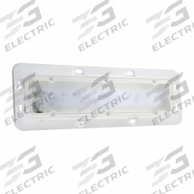 GROTE Dome Light: Rectangular, 12V DC, Clear, 1 1/4 in Overall Ht, 18 1/4 in Overall Lg - Rectangular Dome Lights
