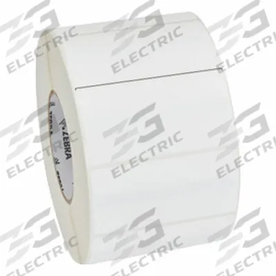 ZEBRA Barcode Printer Labels: 4 in Label Wd, 2 in Label Ht, White, 3 in Core Dia. - Industrial Thermal Transfer Labels