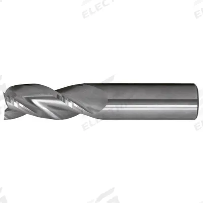 CLEVELAND Corner Radius End Mill: Carbide, 3 Flute, 1/2" Mill Dia, 3-1/8" LOC, 0.03" Rad - Carbide Corner-Radius End Mills for Aluminum