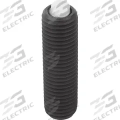KIPP Fully-Threaded Gripper w/Flat Pad: Acetal Insert, M24, 80 mm Thread Lg, 12 mm Pad Top Dia (MPN K0291.724X080). Key specifications — Brand: KIPP.