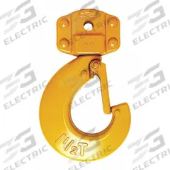 HARRINGTON Bottom Shipyard Hook: Lever Chain Hoists, 6,000 lb Compatible Load Capacity, L5LB (MPN L5BZ0301021). Key specifications — Compatible Hoist Type: Lever Chain Hoists; Product Type: Bottom Hook; Compatible Series: L5LB; Manufacturer Part Number: L5BZ0301021; Included Components: Safety Latch.
