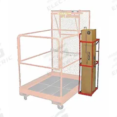 BALLYMORE Tube Caddy: Tube Holder, Steel, Storage (MPN FD-TUBE HOLDER). Key specifications — Compatible with Grainger Part Number: 8ADE5; Color: Orange; Compatible with Manufacturer Model Number: MR-20-DC; Included Components: Handle; Material: Steel; Product Type: Tube Holder; Brand: BALLYMORE.