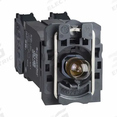SCHNEIDER Lamp Module and Contact Block: 22 mm Panel Mounting Size, 1NO/1NC - Contact & Light Block Assemblies