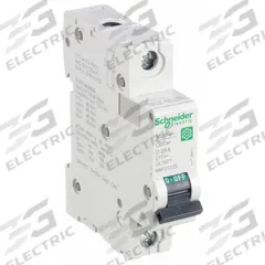 SCHNEIDER IEC Supplementary Protector: 25 A Amps, 60V DC, 14kA at 120/240V AC, Screw Clamp, C60SP, D (MPN M9F23125). Key specifications — Brand: SCHNEIDER; Terminal Connection: Screw Clamp; DC Voltage Rating: 60V DC; Max. AIR Rating: 14kA at 120/240V AC; Series: C60SP; AC Voltage Rating: 240/415V AC; Curve Type: D.