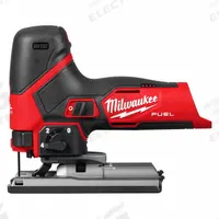 MILWAUKEE Jigsaw: Barrel Grip, T-Shank, Orbital Stroke, 3,000 stroke/min Stroke Rate - Max, M12™ (MPN 2545-20). Key specifications — attr1170165: Barrel Grip; attr1170166: T-Shank; attr1170167: Orbital; attr1170168: Brushless.