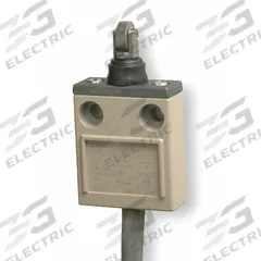 OMRON Roller Plunger Limit Switch: Roller Plunger, Metallic, Momentary, D4C (MPN D4C1633). Key specifications — attr1019632: OMRON; attr1019639: 9.8 ft Cable (SJT(O)); attr1019655: Stainless Steel; attr1023447: D4C.
