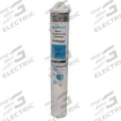 SCOTSMAN Quick-Connect Water Filter: 5 micron, 2 gpm, 15 in Overall Ht, 3 1/4 in Overall Dia (MPN APRC1-P). Key specifications — Brand: SCOTSMAN; Reduces: Scale.