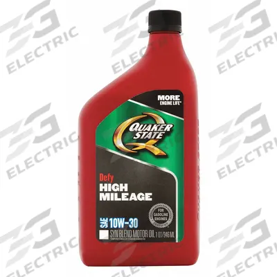 QUAKER STATE Engine Oil: Synthetic Blend, 1 qt Size, Bottle, 10W-30 - Gasoline Engine Oil