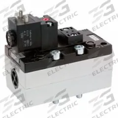 AVENTICS Solenoid Air Control Valve: Series 581, Single Solenoid, Five-Way / Two-Position, 24V DC (MPN 5813170650). Key specifications — attr1077643: Plug-In; attr1093108: Solenoid Coil Included; attr1077629: AVENTICS; attr1077665: Internal Pilot; attr1077689: Spring Return; attr1077692: 581; attr1077625: 5813170650; attr1077679: Non-Locking.