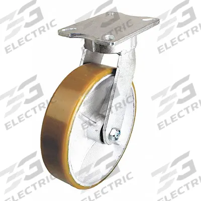 APPROVED VENDOR Plate Caster: Corrosion-Resistant/Debris-Resistant/Maint Free/Quiet-Roll - Medium-Duty General-Purpose Kingpinless Plate Casters