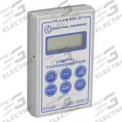 TRACEABLE Thermistor Thermometer: -58°F to 302°F, ±0.05°C, 1 Channels, Serial Data Cable (MPN 4000). Key specifications — Brand: TRACEABLE; Accuracy: ±0.05°C; Testing Functions: Min/Max Temperature.